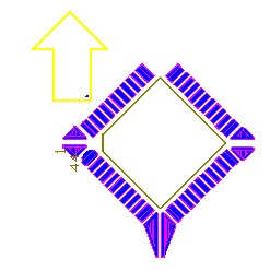 OFP和PLCC型集成塊如采用紅膠工藝過波峰,需采用斜角45度方式擺放，且每邊的最后一個引腳均需添加盜錫焊盤
