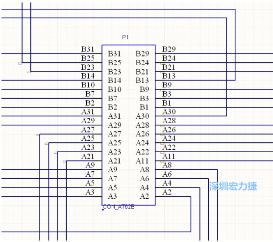 雙擊 1.SchDoc，文件可以被正常打開，下圖是其中的一部分：