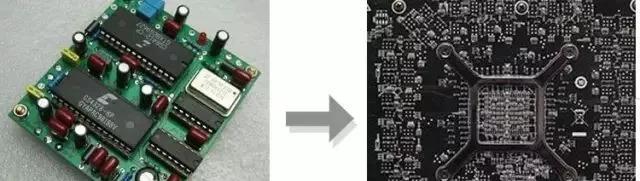 PCBA元器件由大變小，由稀疏到密集的變化趨勢(shì)